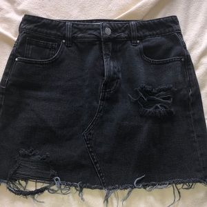 PacSun Black Denim Skirt